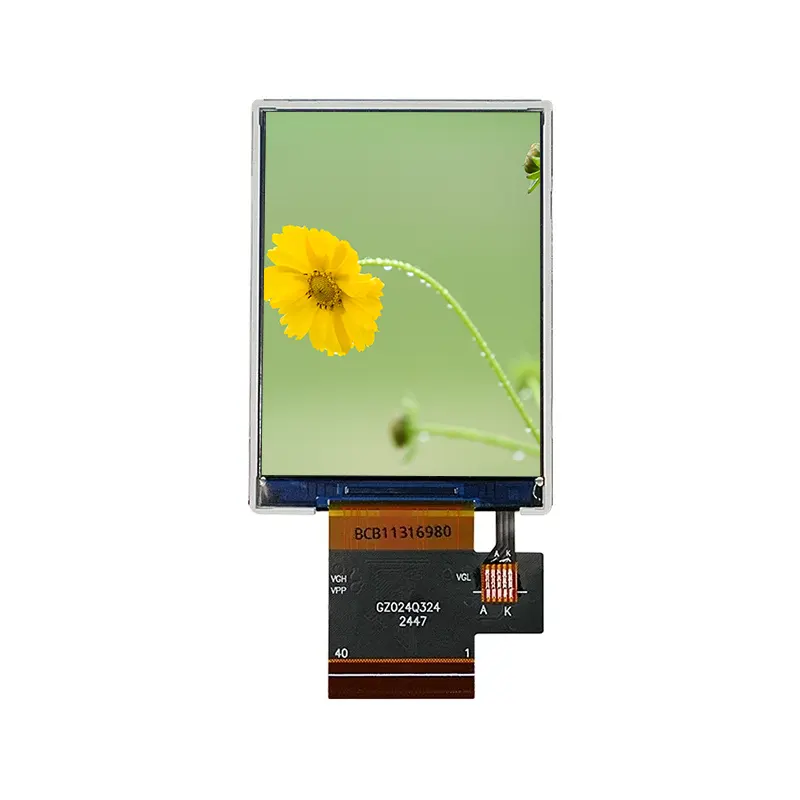 2,4 'leveä temp TN TFT LCD -näyttömoduuli