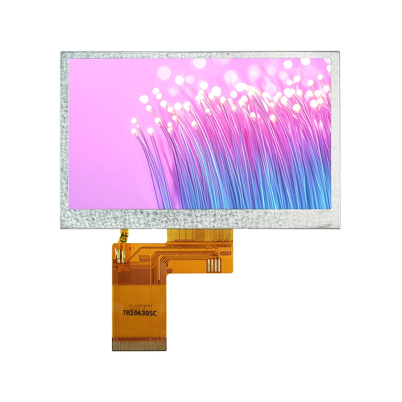 4,3 '450 cd/m² kirkkaus TN TFT LCD -näytön moduuli