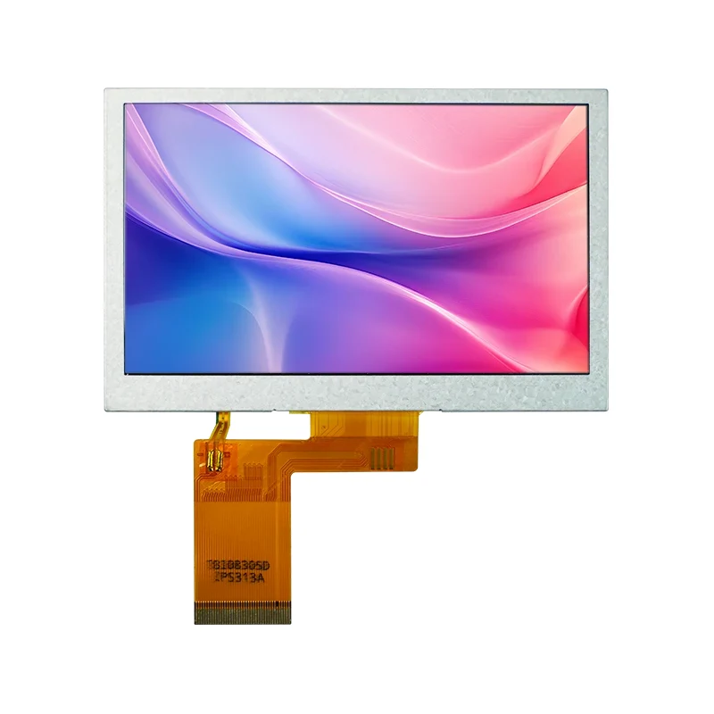 4,3 'Normaalisti valkoinen neliö TFT LCD -näyttömoduuli
